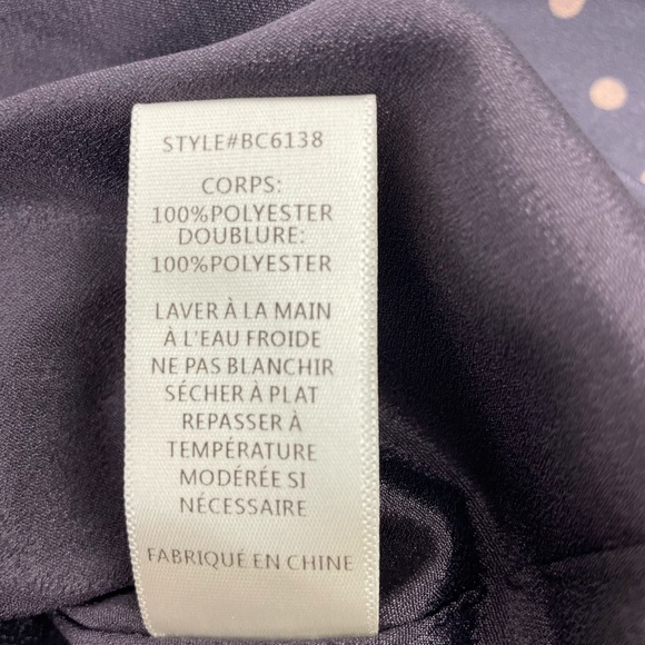 J.O.A. Los Angeles Polka Dot Mauve Long and dramatic sleeves Sz Small - Picture 7 of 11